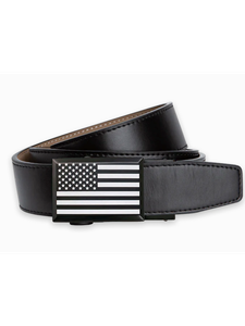 Black Heritage Classic USA Flag 1 3/8" Strap Dress Belt | NexBelt Dress Belts | Sam's Tailoring Fine Men's Clothing