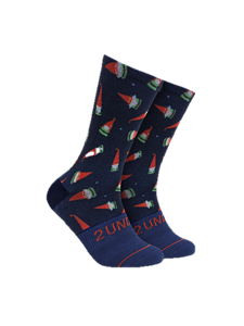 Gnomes Flex Printed Crew Sock | 2Undr Men's Socks | Sam's Tailoring Fine Men Clothing