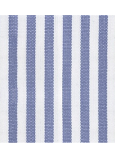 White & Blue Awning Stripe Carmel Dress Shirt | Hagen Dress Shirts | Sam's Tailoring Fine Men's Clothing