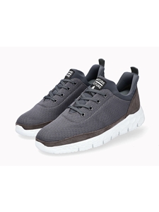 Grey Eco Designed Shock Absorber Men's Sneaker | Mephisto Men's Sneakers Collection  | Sam's Tailoring Fine Men Clothing