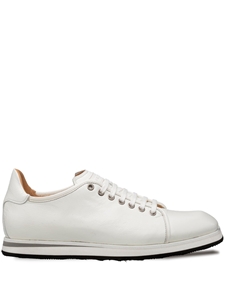 White Cartuja Shiny Calf Men's Casual Sneaker | Mezlan Casual Shoes Collection | Sam's Tailoring Fine Men's Clothing