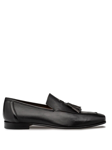Black Soft Calfskin Javea Tassel Men's Classic Loafer | Mezlan Slip Ons Collection | Sam's Tailoring Fine Men's Clothing