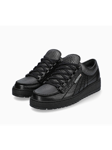 Black Grain Leather Rainbow Men's Shoe| Mephisto Men's Shoes  | Sam's Tailoring Fine Men Clothing