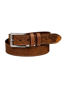 Whiskey Rough Rider Sheep Skin With Self Tabs Belt | Torino Leather Cool Casual Belts Collection | Sam's Tailoring Fine Men's Clothing