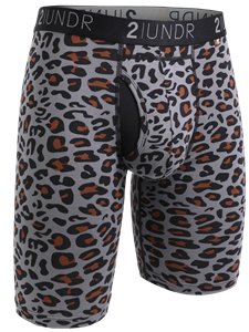 Leopard Swing Shift 9" Long Leg Underwear | 2Undr 9" Long Leg Athletic Underwear | Sam's Tailoring Fine Men's Clothing