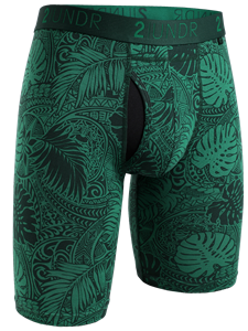 Coastal Green Swing Shift 9" Long Leg Underwear | 2Undr 9" Long Leg Athletic Underwear | Sam's Tailoring Fine Men's Clothing