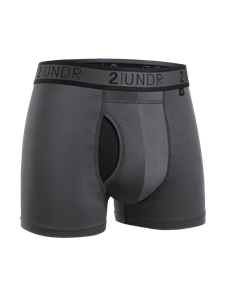 Charcoal Sport Shift 3" Trunk Underwear | 2Undr 3" Trunk Athletic Underwear | Sam's Tailoring Fine Men's Clothing