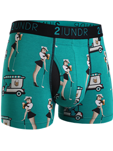 Cart Girl Swing Shift 3" Trunk Underwear | 2Undr 3" Trunk Athletic Underwear | Sam's Tailoring Fine Men's Clothing
