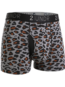 Leopard Swing Shift 3" Trunk Underwear | 2Undr 3" Trunk Athletic Underwear | Sam's Tailoring Fine Men's Clothing