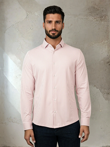 Dark Pink Estate Microstripe Apex Men'S Shirt | Stone Rose Shirts Collection | Sam's Tailoring Fine Men Clothing