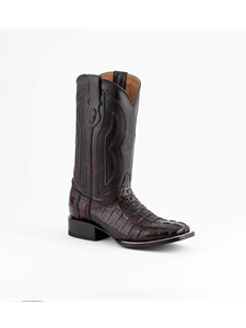 Black Cherry Hornback Caiman Dakota Men's Boot | Ferrini Men's Boots | Sam's Tailoring Fine Men Clothing