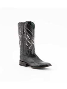 Black Alligator Print Jesse Classic Men Boot | Ferrini Men's Boots | Sam's Tailoring Fine Men Clothing