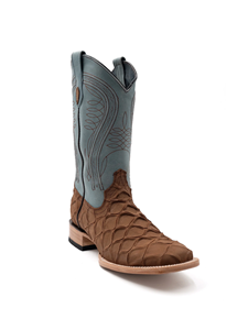 Brown Pirarucu Print Bronco Men's Boot | Ferrini Men's Boots | Sam's Tailoring Fine Men Clothing