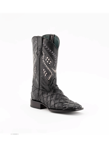 Black Pirarucu Print Bronco Men's Boot | Ferrini Men's Boots | Sam's Tailoring Fine Men Clothing