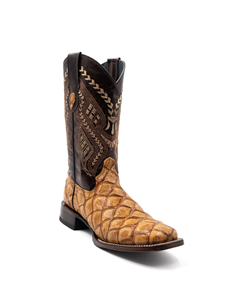 Cigar Pirarucu Print Bronco Men's Boot | Ferrini Men's Boots | Sam's Tailoring Fine Men Clothing