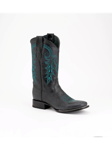 Black Full Grain Leather Blaze Men's Boot | Ferrini Men's Boots | Sam's Tailoring Fine Men Clothing