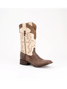 Brown Ostrich Leg Nash Men's Boot | Ferrini Men's Boots | Sam's Tailoring Fine Men Clothing