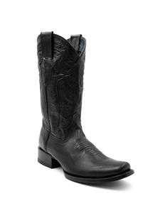 Black Full Grain Leather Wyatt Men's Boot | Ferrini Men's Boots | Sam's Tailoring Fine Men Clothing