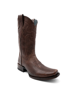 Chocolate Full Grain Leather Wyatt Men's Boot | Ferrini Men's Boots | Sam's Tailoring Fine Men Clothing