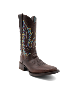 Chocolate Grain Leather Men's Chase Boot | Ferrini Men's Boots | Sam's Tailoring Fine Men Clothing