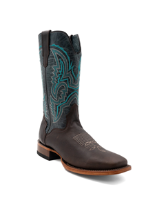 Chocolate Square Toe Men's Clint Boot | Ferrini Men's Boots | Sam's Tailoring Fine Men Clothing