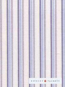 White and Grey Stripes in a Blue Sky Color with Trunk Show Fabric Custom Shirt CS8007 - Robert Talbott  |  SamsTailoring  |  Fine Mens Clothing