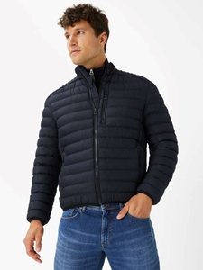Dark Navy Craig Zero Down Men's Jacket | Brax Men's Outerwear | Sam's Tailoring Fine Men Clothing