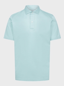 Bright Green Textured Jacquard Luxe s/s Men's Knit Polo | Emanuel Berg Polos Collection | Sam's Tailoring Fine Men Clothing