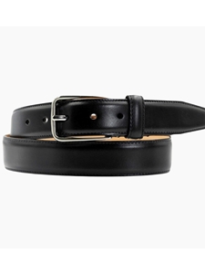 Black Cambridge Hand Painted Men's Belt | Lejon Leather Dress Belts | Sam's Tailoring Fine Men's Clothing