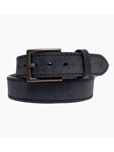 Black Rough Country Men's 1.5" Edc Belt | Lejon Leather Causal Belts | Sam's Tailoring Fine Men's Clothing
