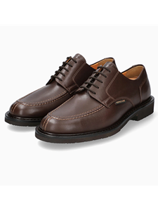 Dark Brown Smooth Leather Lining Men's Oxford Shoe| Mephisto Dress Shoes Collection | Sam's Tailoring