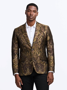 Gold Limited Edition Auric Escape Men's Blazer | Robert Graham Blazers Collection | Sam's Tailoring Fine Men's Clothing