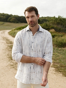Multi Bradlaugh Long Sleeve Button Down Men's Shirt | Robert Graham Long Sleeve Shirts Collection | Sam's Tailoring Fine Men's Clothing