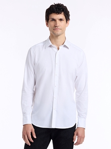 White Hudson Long Sleeve Button Down Men's Shirt | Robert Graham Long Sleeve Shirts Collection | Sam's Tailoring Fine Men's Clothing