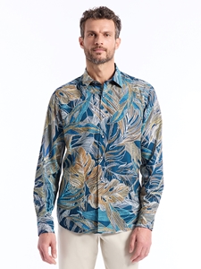 Multi Chorro Long Sleeve Button Down Men's Shirt  | Robert Graham Long Sleeves Shirts Collection | Sam's Tailoring Fine Men's Clothing