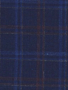 Blue/Navy Check Men'S Custom Suit | Heritage Gold Custom Suits | Sam's Tailoring Fine Men Clothing
