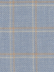Light Blue, White & Tan Men'S Custom Suit | Heritage Gold Custom Suits | Sam's Tailoring Fine Men Clothing