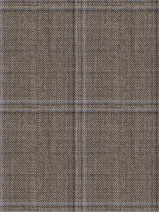 Brown & Sky Plaid Men's Custom Suit | Hart Schaffner Marx Custom Suits | Sam's Tailoring Fine Men's Clothing