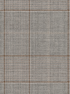 Grey & Brown Plaid Men's Custom Suit | Hart Schaffner Marx Custom Suits | Sam's Tailoring Fine Men's Clothing