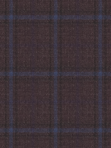 Burgundy & Blue Plaid Men's Custom Suit | Hart Schaffner Marx Custom Suits | Sam's Tailoring Fine Men's Clothing