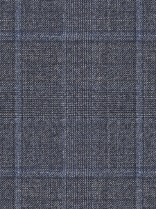 Blue & Navy Plaid Men's Custom Suit | Hart Schaffner Marx Custom Suits | Sam's Tailoring Fine Men's Clothing