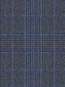 Blue Plaid Wool Men's Custom Suit | Hart Schaffner Marx Custom Suits | Sam's Tailoring Fine Men's Clothing