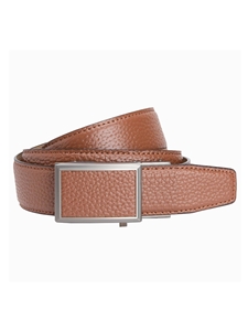 Cognac 2.0 Go-In Winner 1.38" [35Mm] Golf Ratchet Belt | NexBelt Golf Belts Collection | Sam's Tailoring Fine Men's Clothing