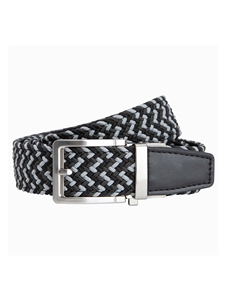Braided Charcoal 1.38" [35Mm] Golf Ratchet Belt | NexBelt Golf Belts Collection | Sam's Tailoring Fine Men's Clothing