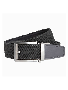 Braided Grey 1.38" [35Mm] Golf Ratchet Belt | NexBelt Golf Belts Collection | Sam's Tailoring Fine Men's Clothing