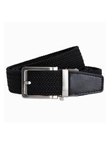 Braided Black 1.38" [35Mm] Golf Ratchet Belt | NexBelt Golf Belts Collection | Sam's Tailoring Fine Men's Clothing