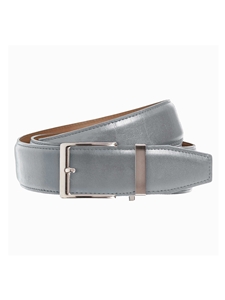 Grey Smooth 1.575" Strap [40Mm] Dress Ratchet Belt Belt | NexBelt Dress Belts | Sam's Tailoring Fine Men's Clothing