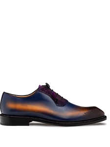 Purple Bretton Wholecut Multi Tone Men's Oxford | Mezlan Lace Ups Shoes Collection | Sam's Tailoring Fine Men's Clothing
