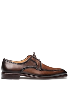 Chocolate Hatley Patina Calf Men's Derby Shoe | Mezlan Lace Ups Shoes Collection | Sam's Tailoring Fine Men's Clothing
