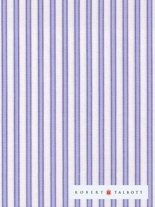 Robert Talbott White & Blue Stripe Custom Dress Shirt CS8157 -  Robert Talbott Custom Shirts | Sam's Tailoring Fine Men's Clothing